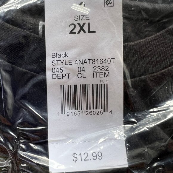 National Geographic Men’s Tiger Graphic T-Shirt Black Nature Print Tee 2XL - Picture 4 of 6